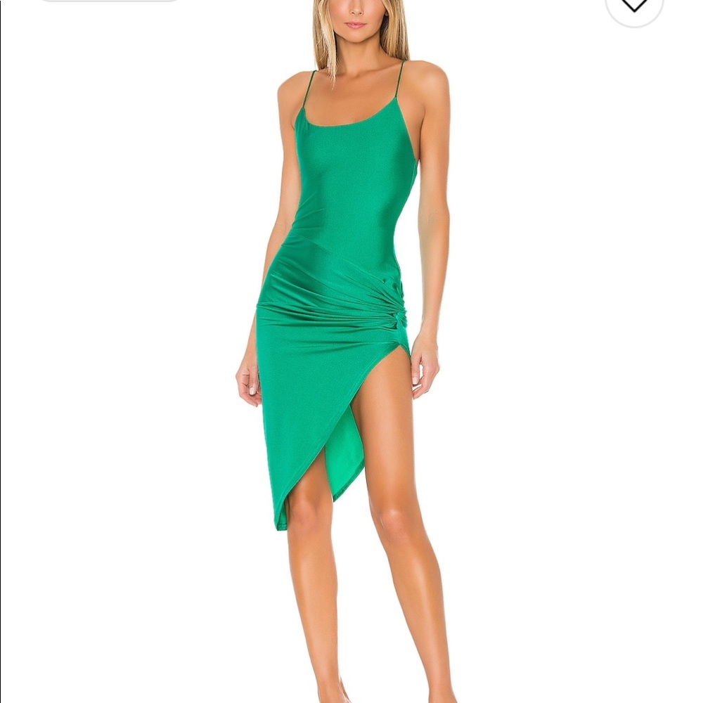 SUPERDOWN Eva Twisted Slit Dress
